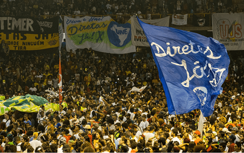  UNE completa 80 anos nesta sexta (11) com ato pelas Diretas em São Paulo