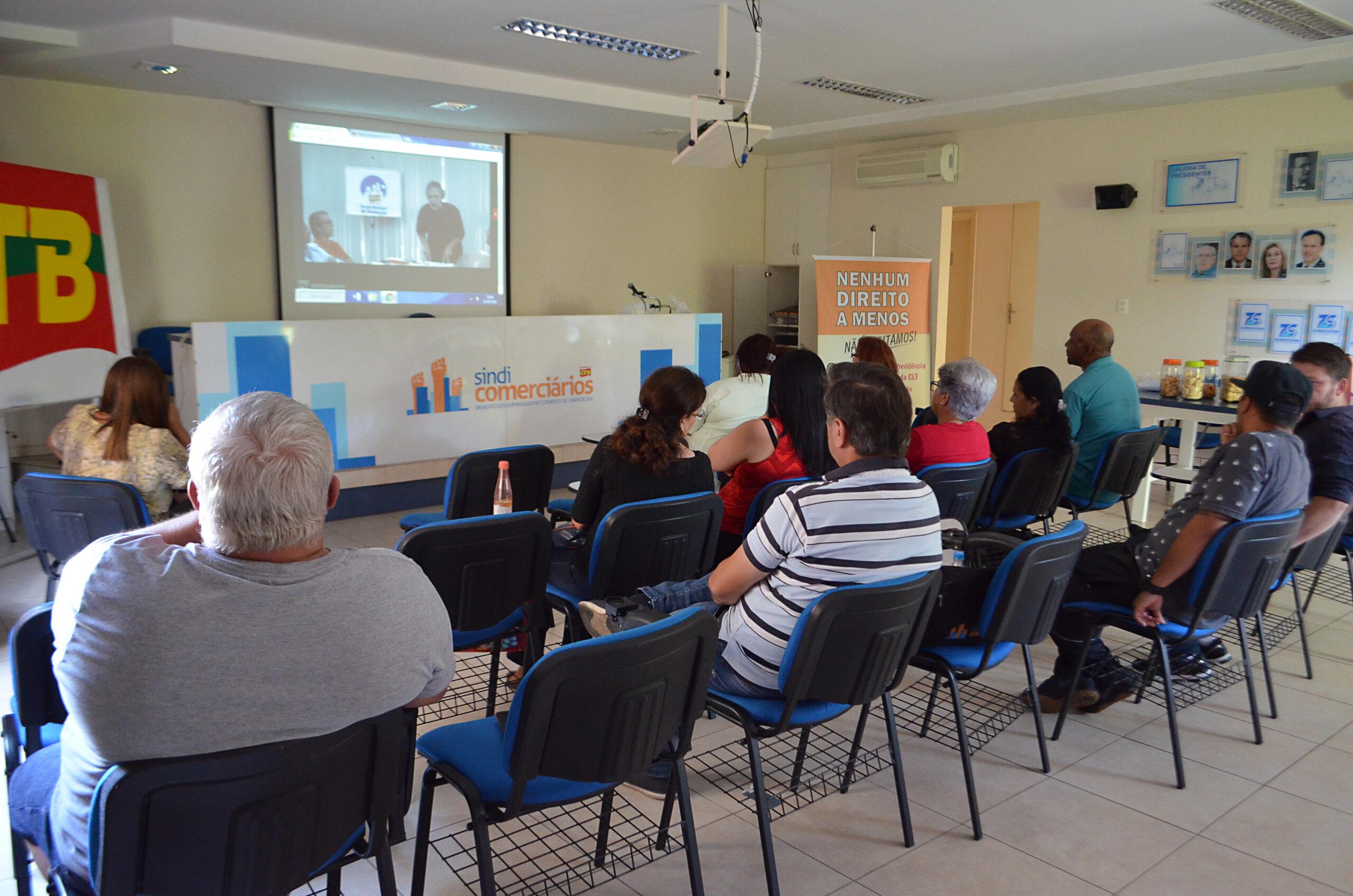 CTB realiza aula virtual de formação sobre a Reforma da Previdência