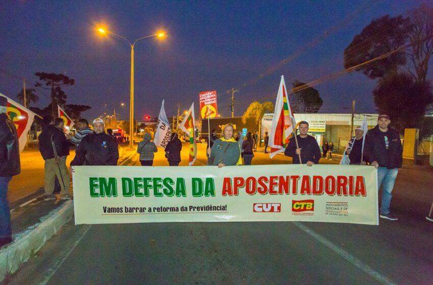  Centrais avaliam como positiva a Greve Geral deste dia 14