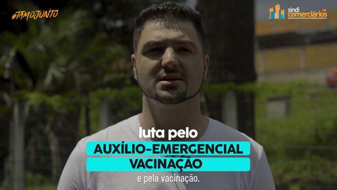  Luta pelo auxílio emergencial e vacinação!