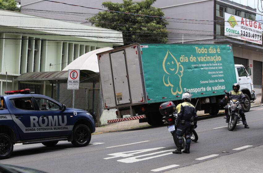  Caxias recebe mais 5,2 mil doses de vacina contra o coronavírus nesta segunda