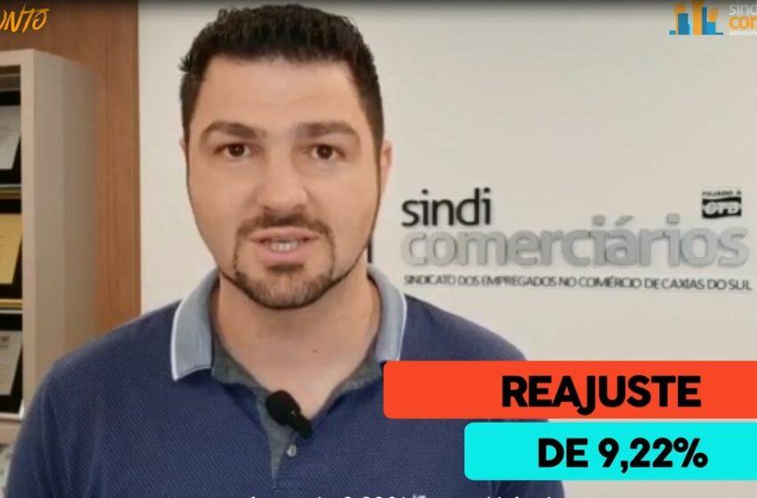  SINDICOMERCIÁRIOS GARANTE 9,22% DE AUMENTO E MANUTENÇÃO DE TODOS OS DIREITOS DA CCT DE LOJAS