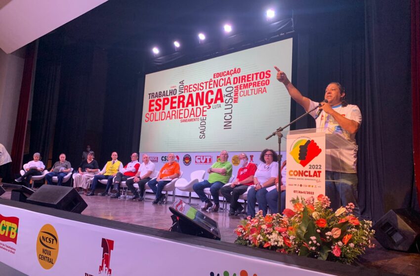  Nossa força está na unidade e luta por um Brasil mais democrático, soberano e justo, afirma Adilson Araújo na abertura da Conclat