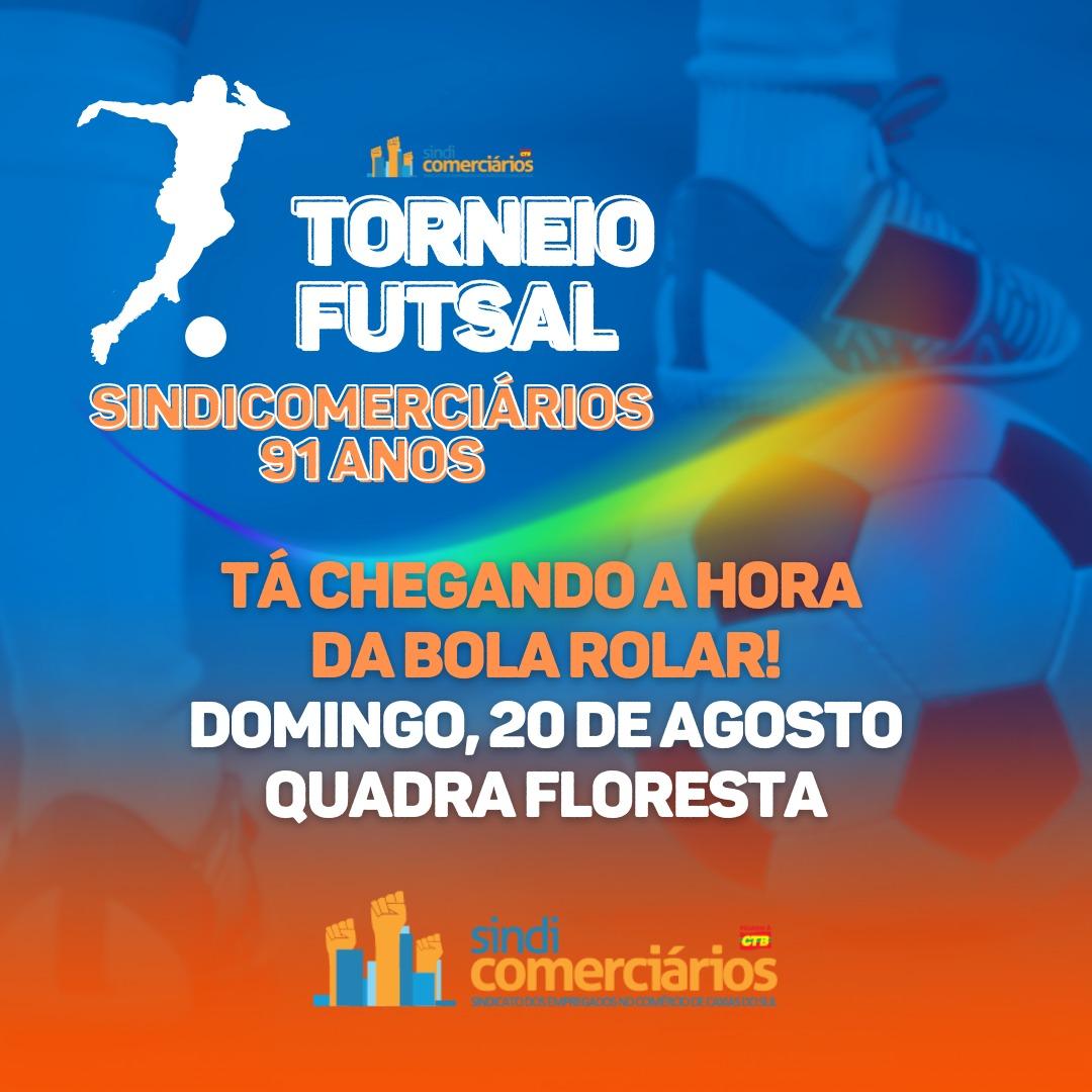 Torneio Comerciário de Futsal começa dia 18! Prestigie