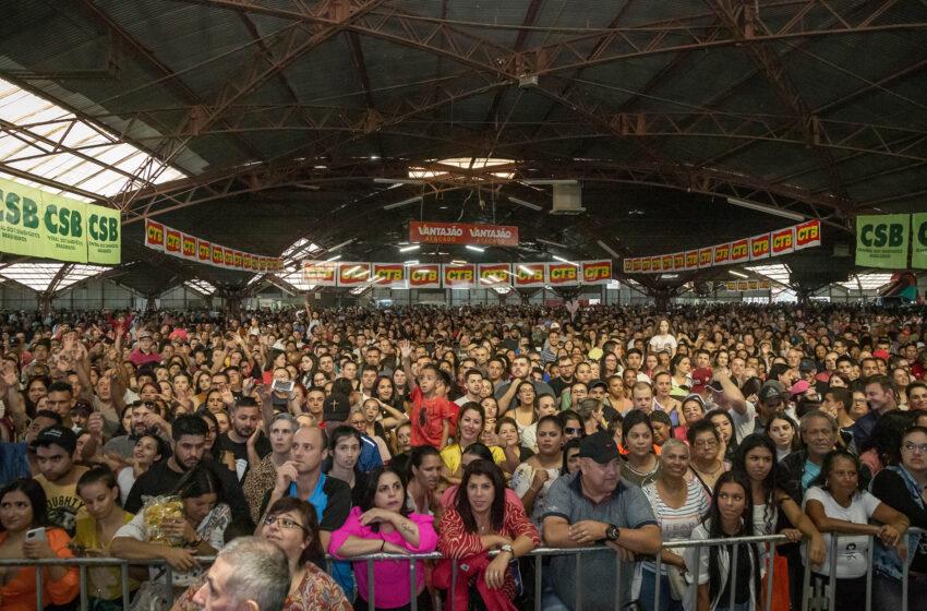  Movimento sindical realiza Ato-show do Dia do Trabalhador e da Trabalhadora nos Pavilhões da Festa da Uva