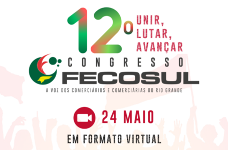 Fecosul divulga programação do 12º Congresso, que será virtual por causa da calamidade no RS