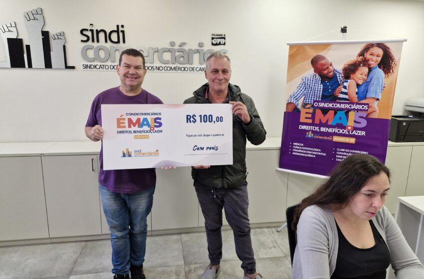 SINDICOMERCIÁRIOS REALIZA 11º SORTEIO DA CAMPANHA DE SÓCIOS