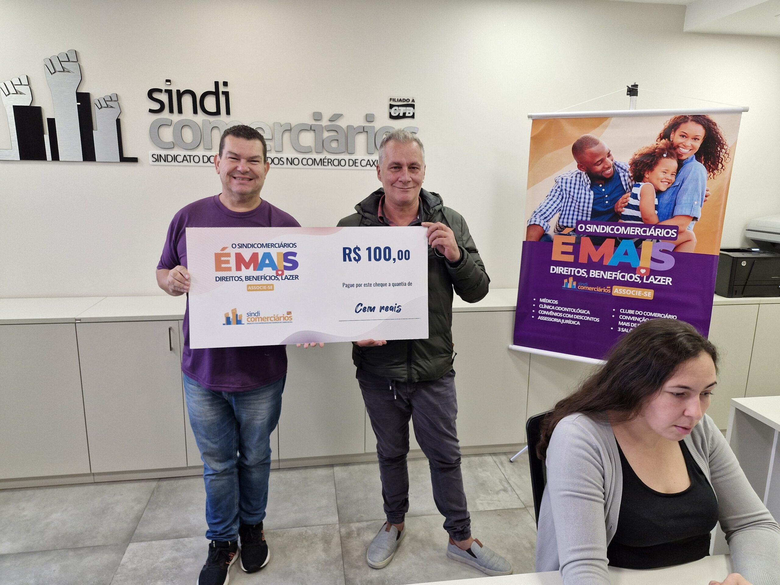 SINDICOMERCIÁRIOS REALIZA 11º SORTEIO DA CAMPANHA DE SÓCIOS