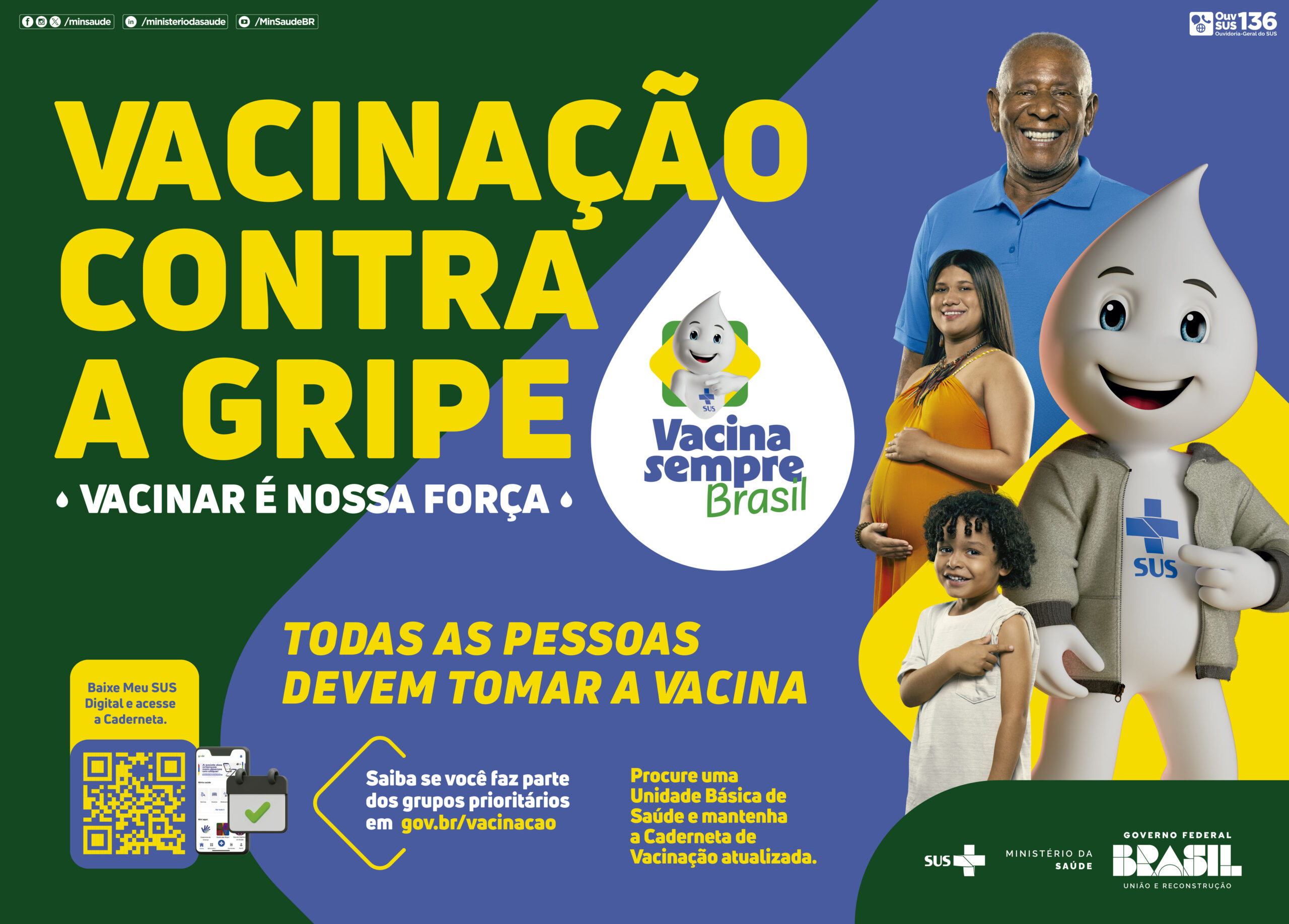 Vacina da gripe é liberada para toda a população de Caxias do Sul