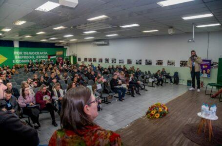 Juventude, mulheres e agricultura familiar marcam debates da manhã no segundo dia do 6º Congresso da CTB-RS