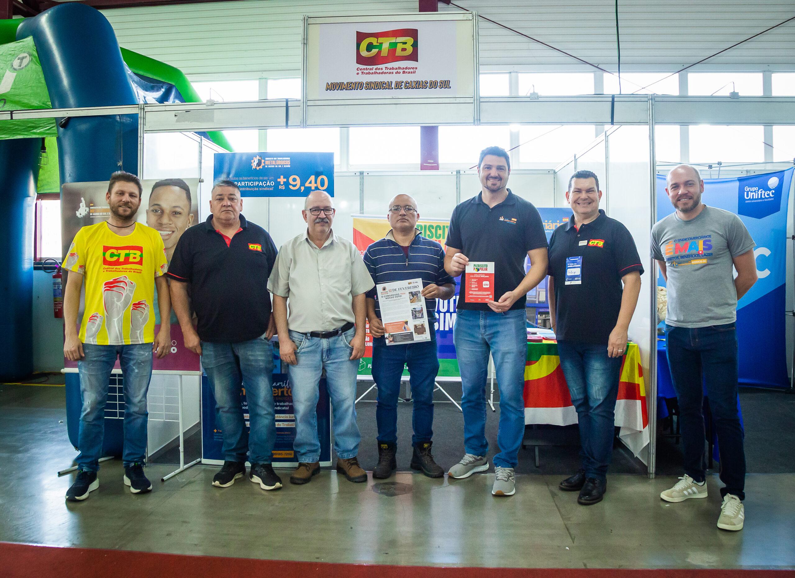 Sindicomerciários Caxias, CTB e Movimento Sindical participam da 3ª Feira do Jovem Aprendiz