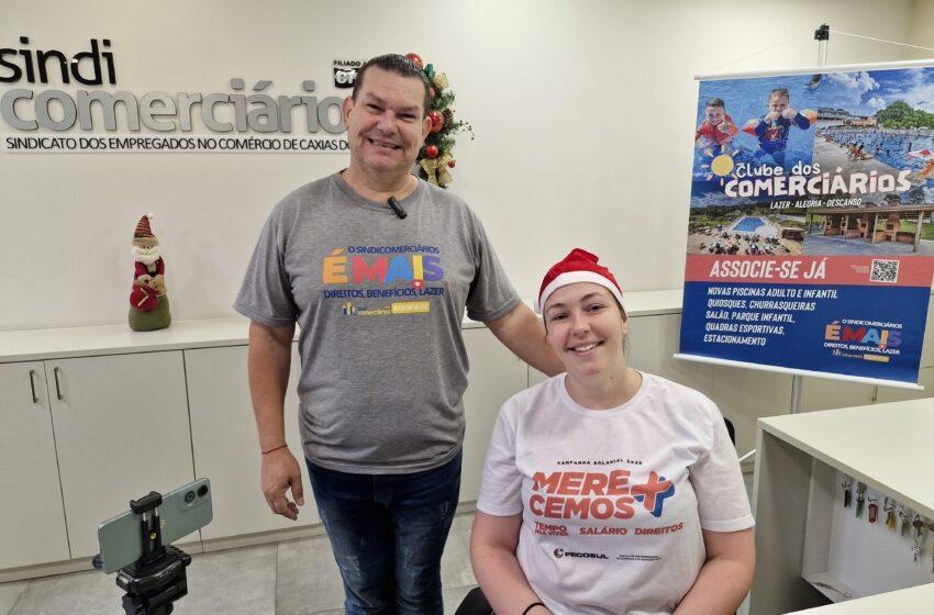  SINDICOMERCIÁRIOS REALIZA SORTEIO DE NATAL DA CAMPANHA DE SÓCIOS