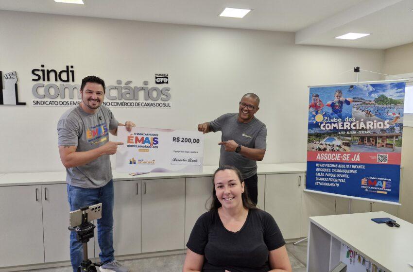  SINDICOMERCIÁRIOS REALIZA 20º SORTEIO DA CAMPANHA DE SÓCIOS