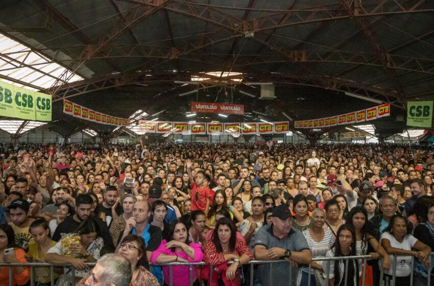  Sindicomerciários Caxias e Movimento sindical realizam Ato-show do Dia do Trabalhador e da Trabalhadora nos Pavilhões da Festa da Uva